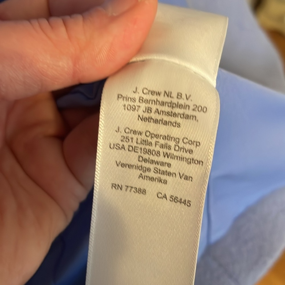 J Crew periwinkle coat - Picture 8 of 9